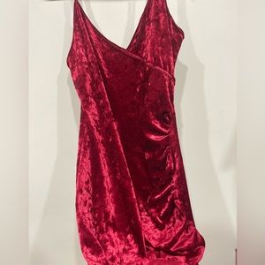 Red Velvet SHEIN dress